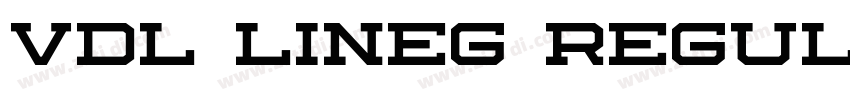 VDL LineG Regular字体转换